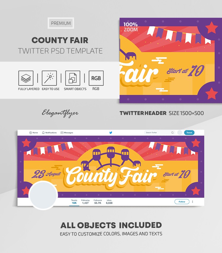 Foire du comté by ElegantFlyer