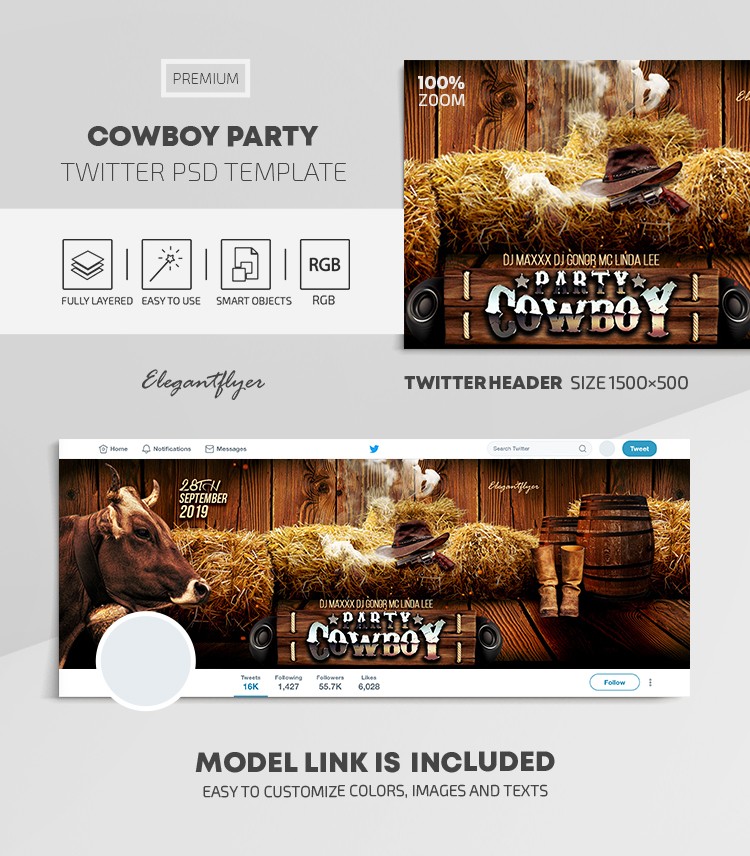 Cowboy Party by ElegantFlyer