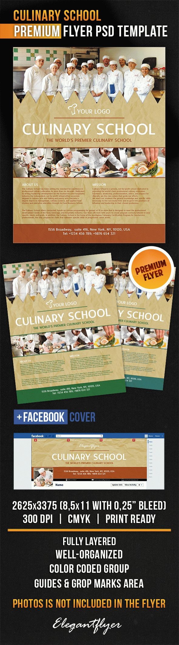 Culinary School by ElegantFlyer