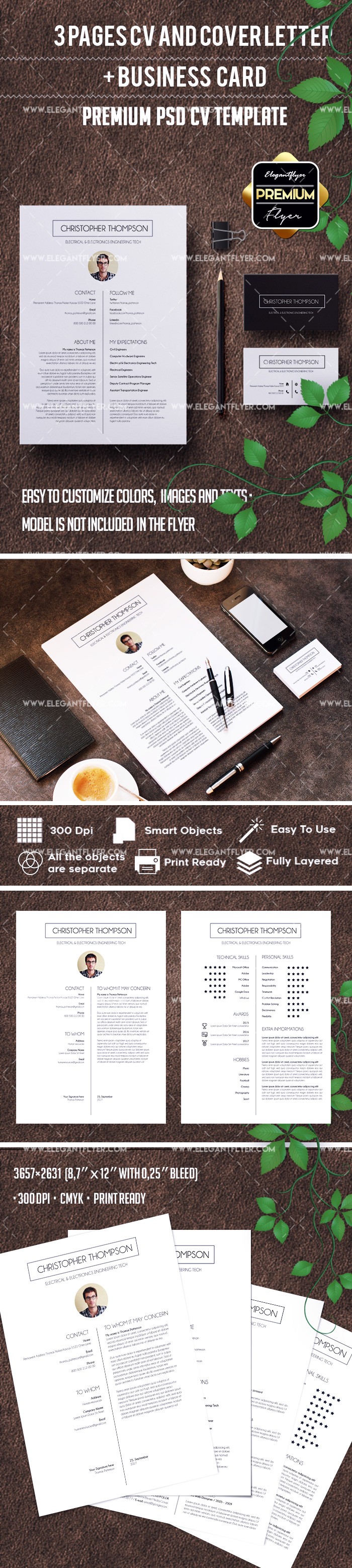 Office Resume by ElegantFlyer