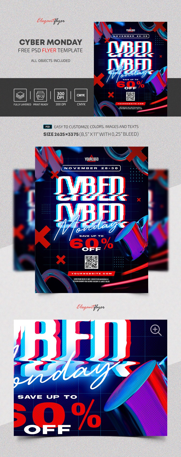 Cyber Lundi by ElegantFlyer