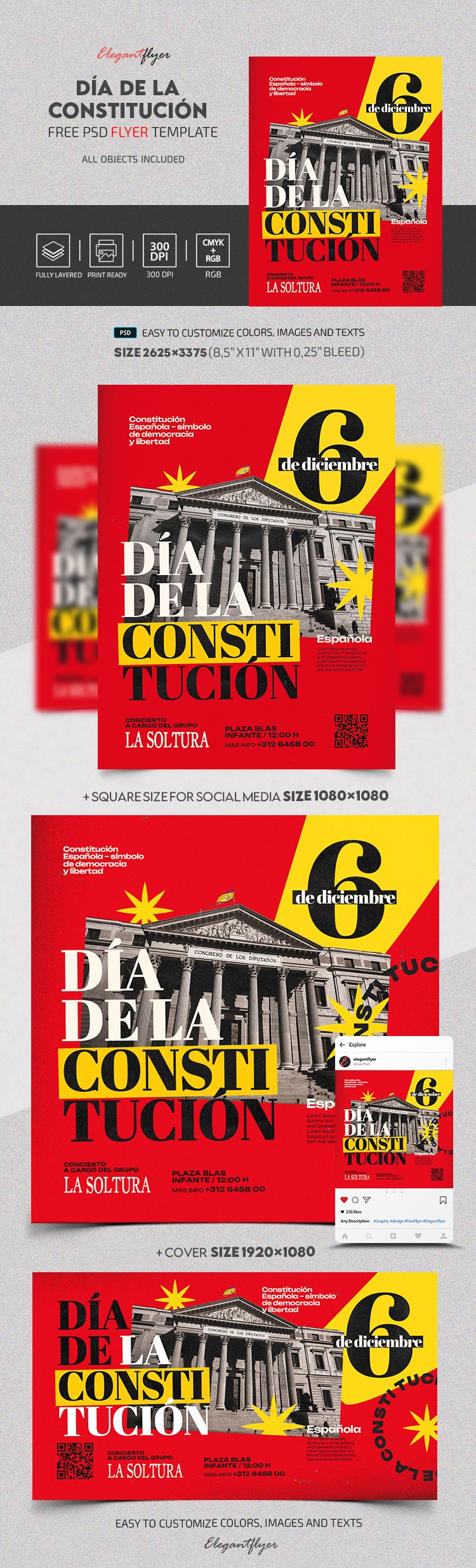 Día de la Constitución by ElegantFlyer