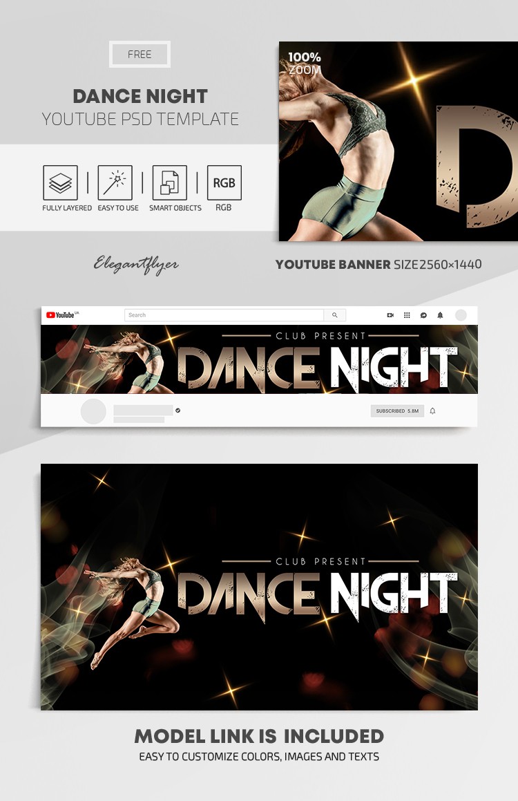 Dance Night Youtube by ElegantFlyer
