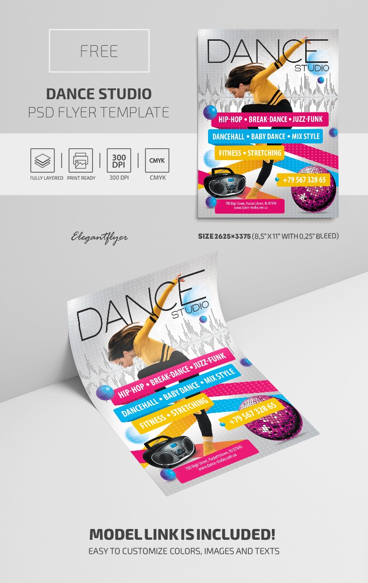 Tanzstudio by ElegantFlyer