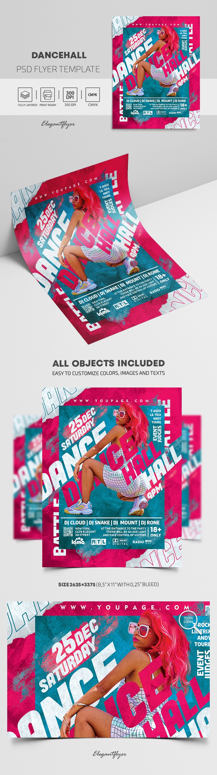 Dancehall Flyer by ElegantFlyer