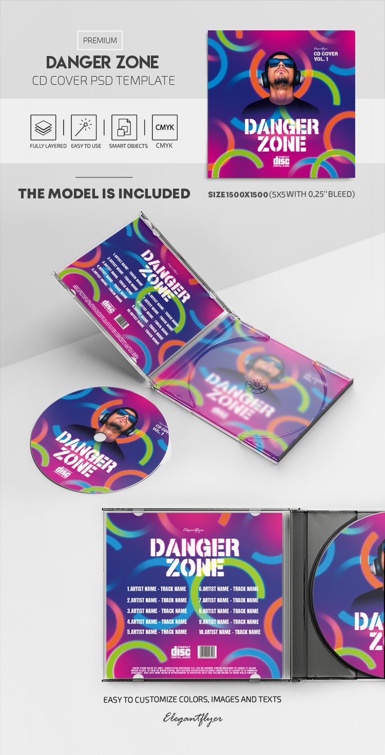 Copertina del CD Danger Zone by ElegantFlyer