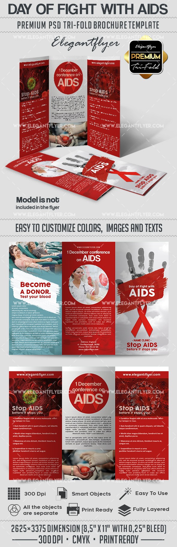 Day of Fight with AIDS by ElegantFlyer