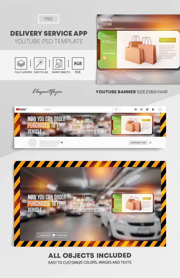 Delivery Services Banner Template