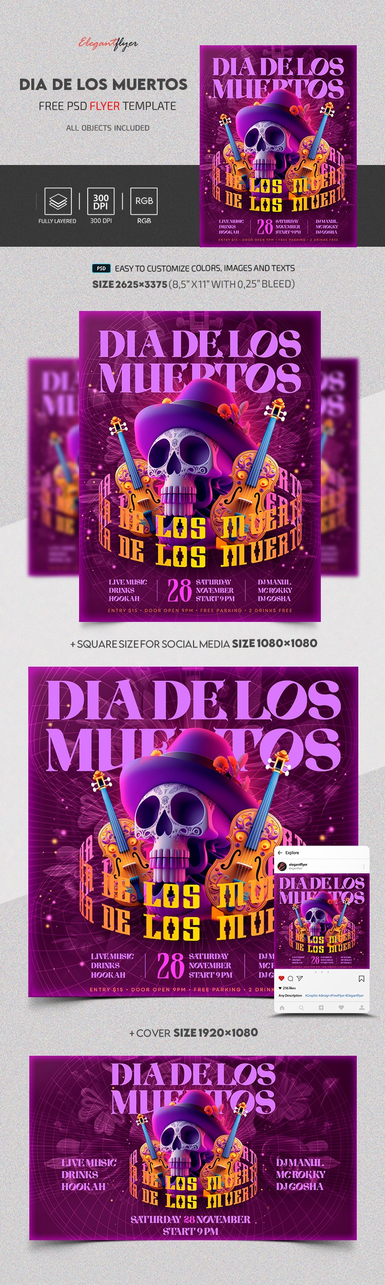 Dia de los Muertos by ElegantFlyer