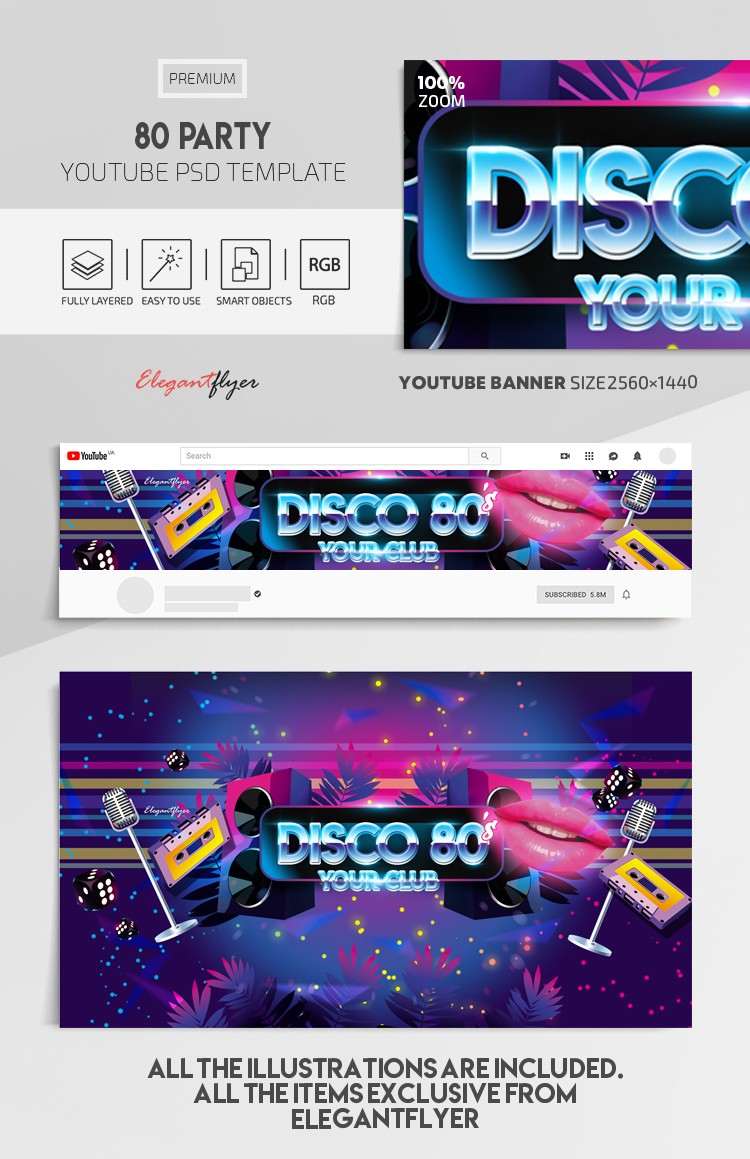 Disco 80 Youtube by ElegantFlyer