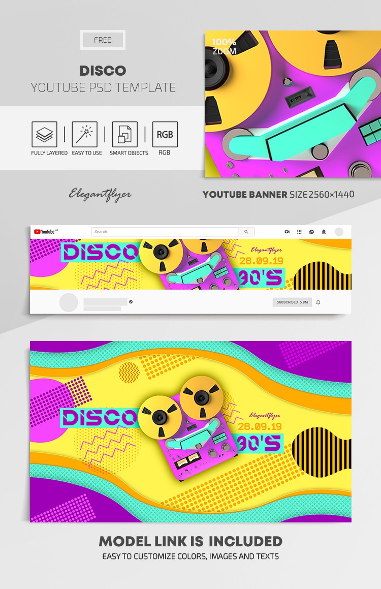 Disco Youtube by ElegantFlyer