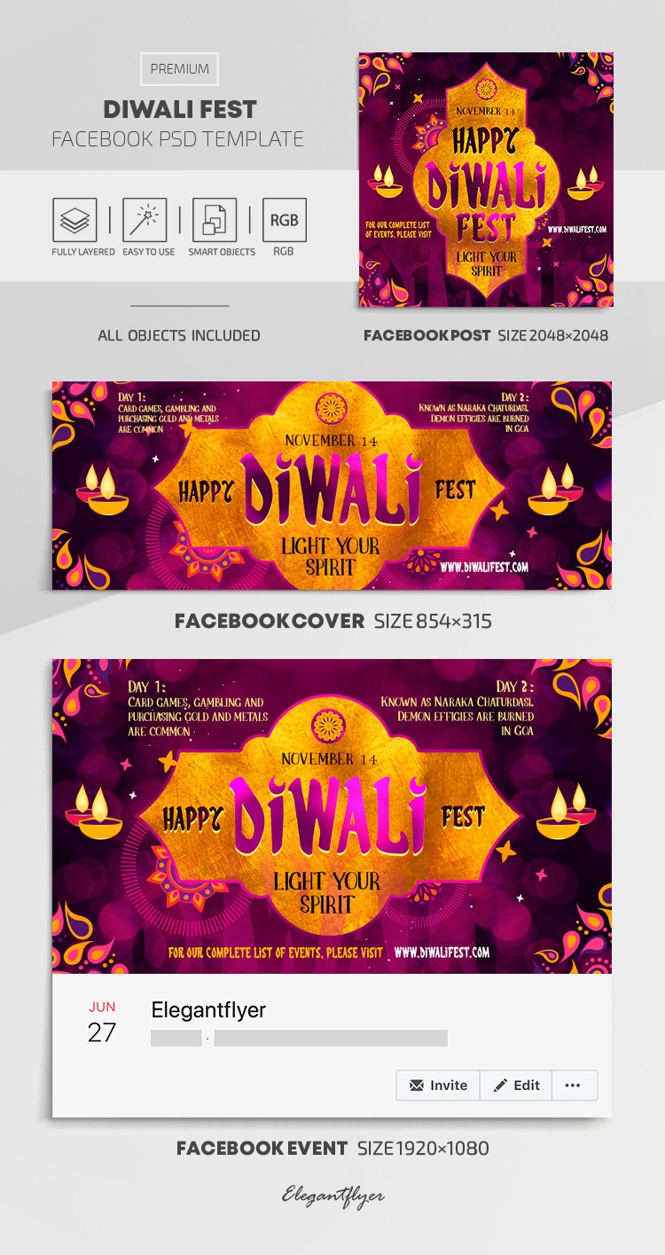 Fiesta de Diwali by ElegantFlyer
