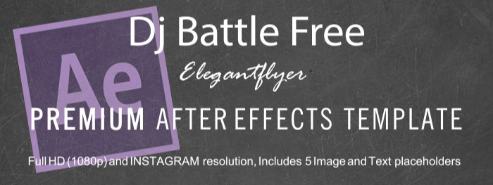 DJ Batalha After Effects by ElegantFlyer