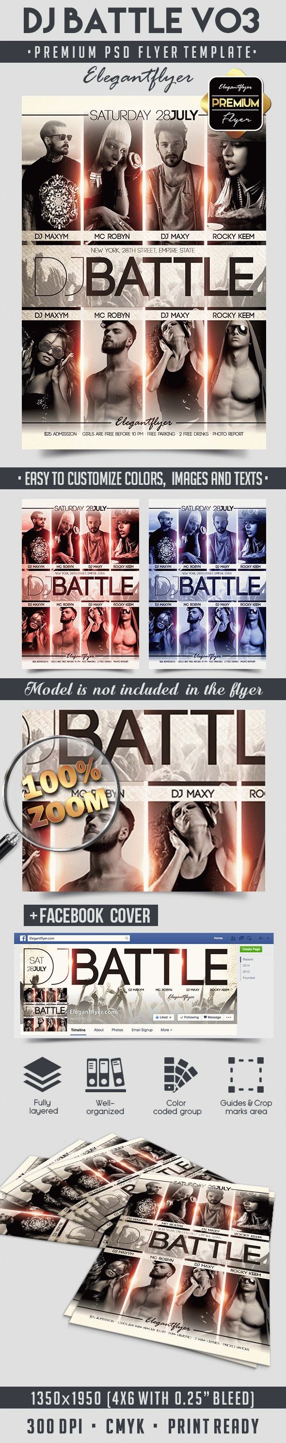 DJ Battle V03 by ElegantFlyer