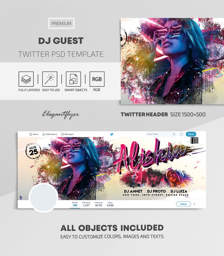 Dj Invité by ElegantFlyer