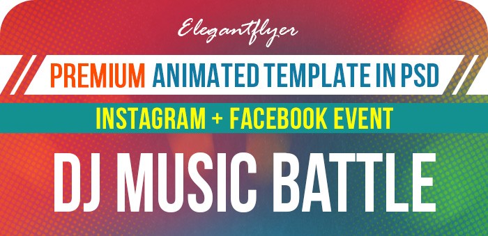 DJ Music Battle Animato by ElegantFlyer