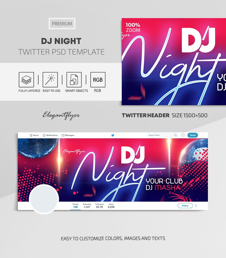 Notte del DJ by ElegantFlyer