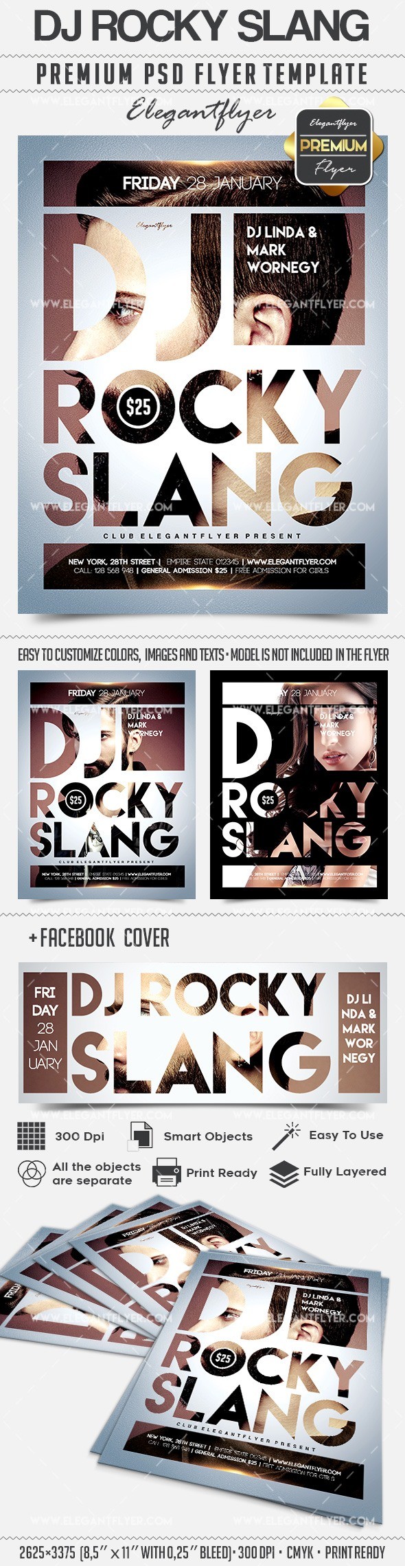 DJ Rocky Slang - DJ Rocky Język potoczny by ElegantFlyer