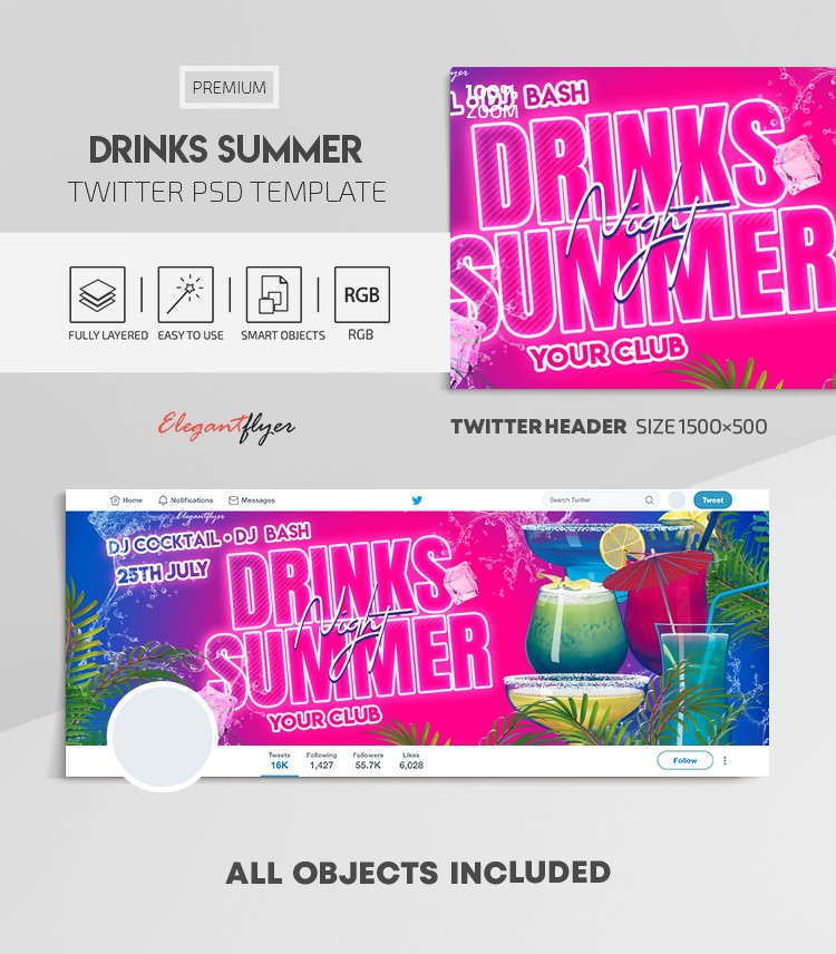 Drinks Summer by ElegantFlyer
