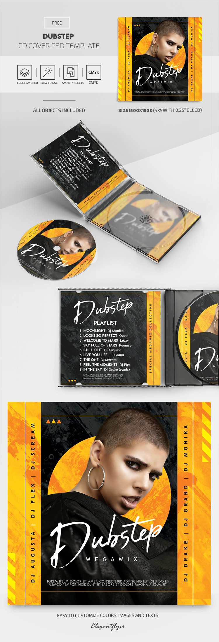 Dubstep CD Cover by ElegantFlyer