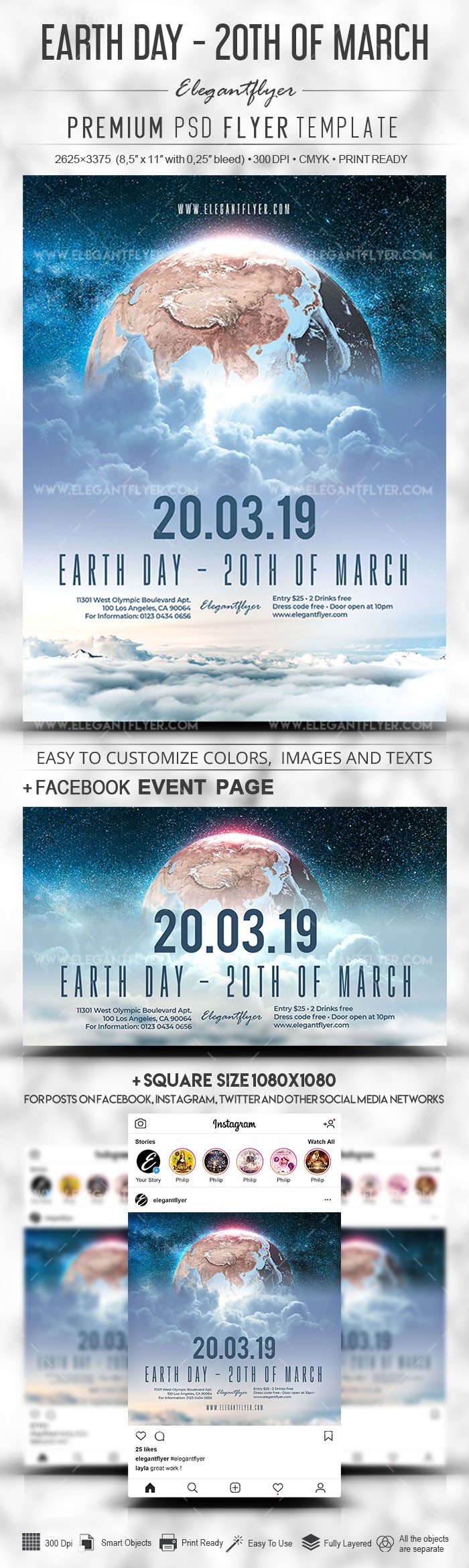 Earth Day - 20th of March by ElegantFlyer