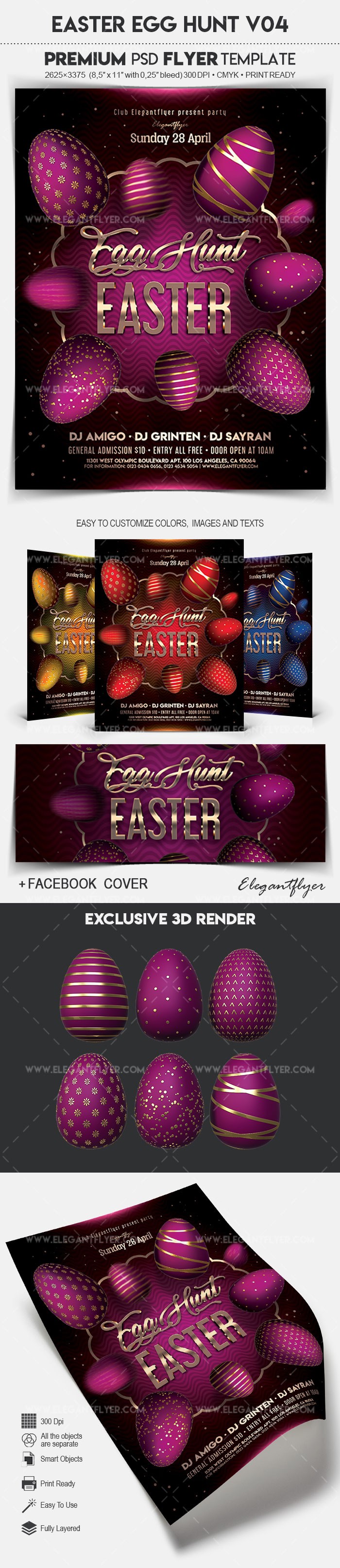 Easter Egg Hunt V04 by ElegantFlyer