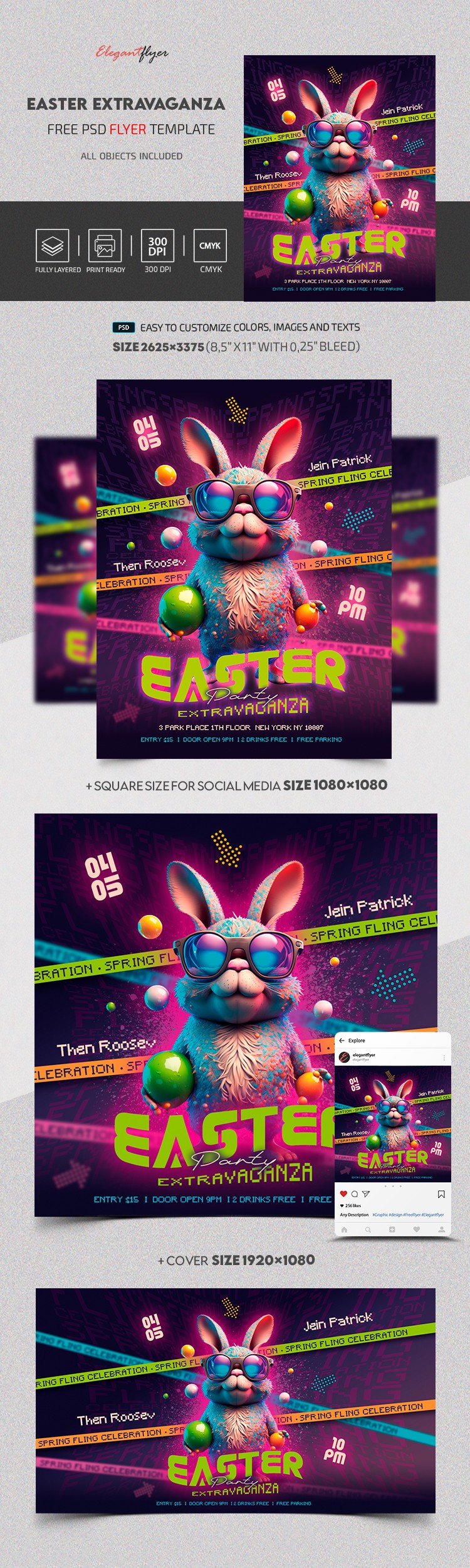 Easter Extravaganza Party by ElegantFlyer