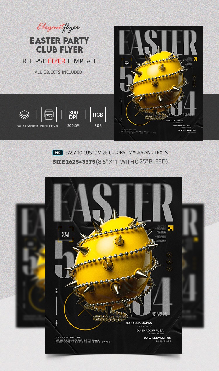 Folleto del Club de Fiesta de Pascua by ElegantFlyer