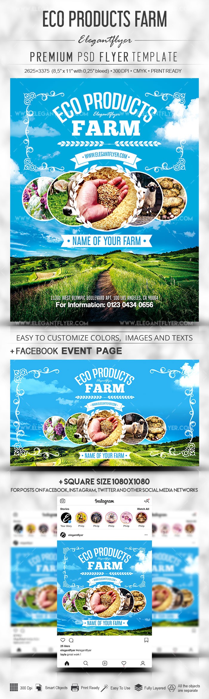 Eco Products Farm by ElegantFlyer