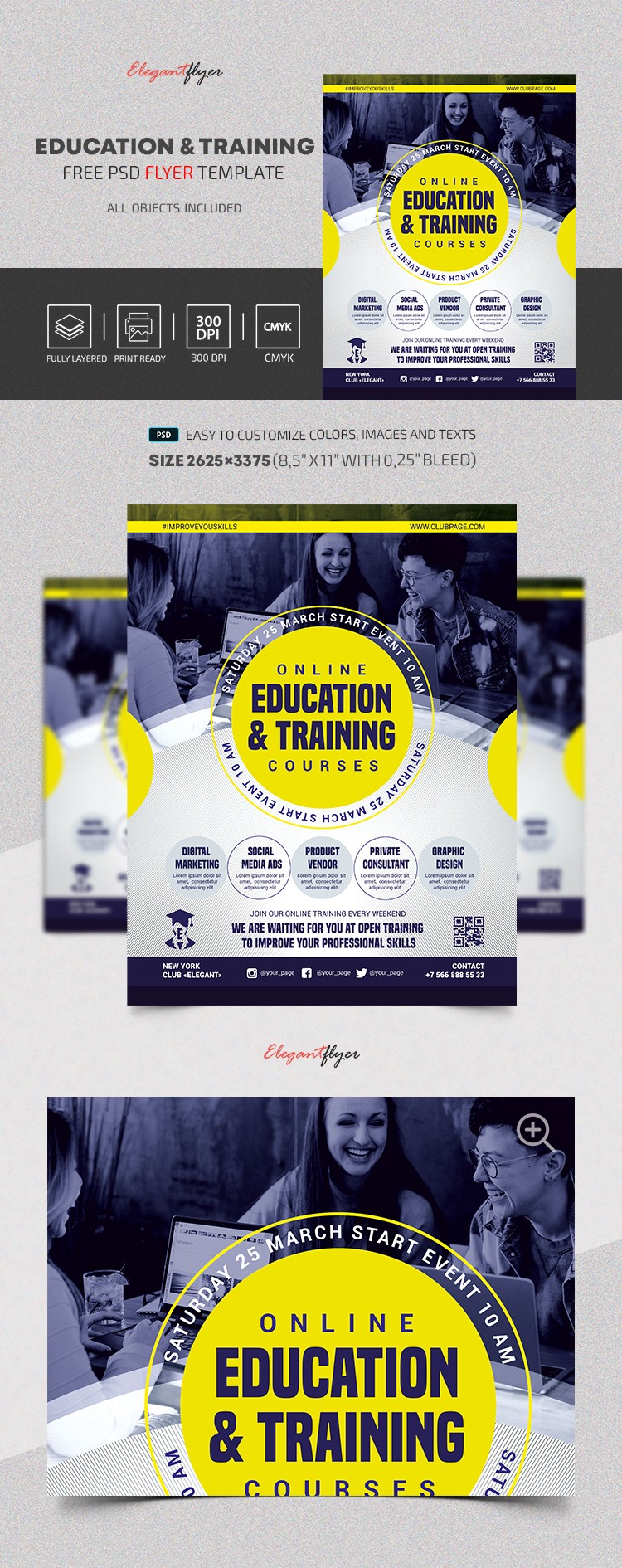 Education & Training by ElegantFlyer