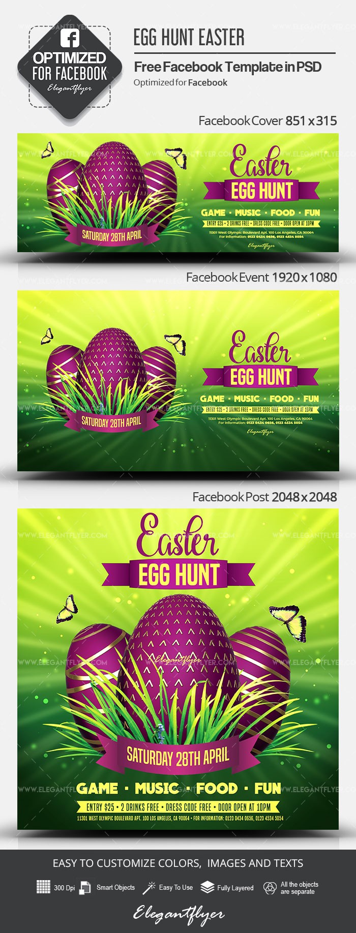 Egg Hunt Easter by ElegantFlyer