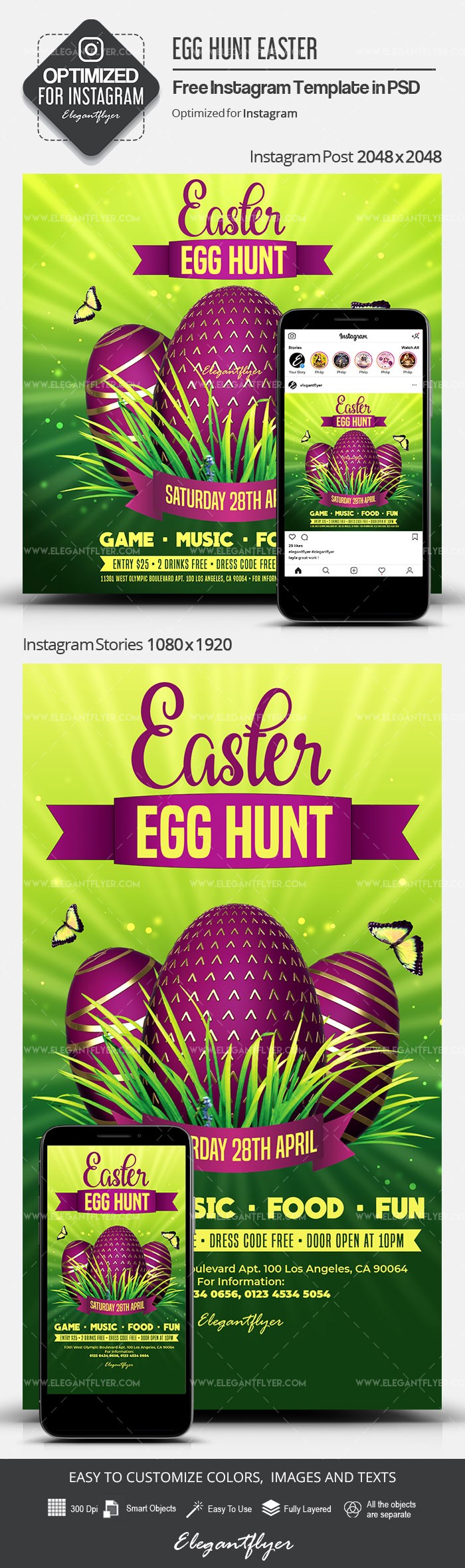 Egg Hunt Easter by ElegantFlyer