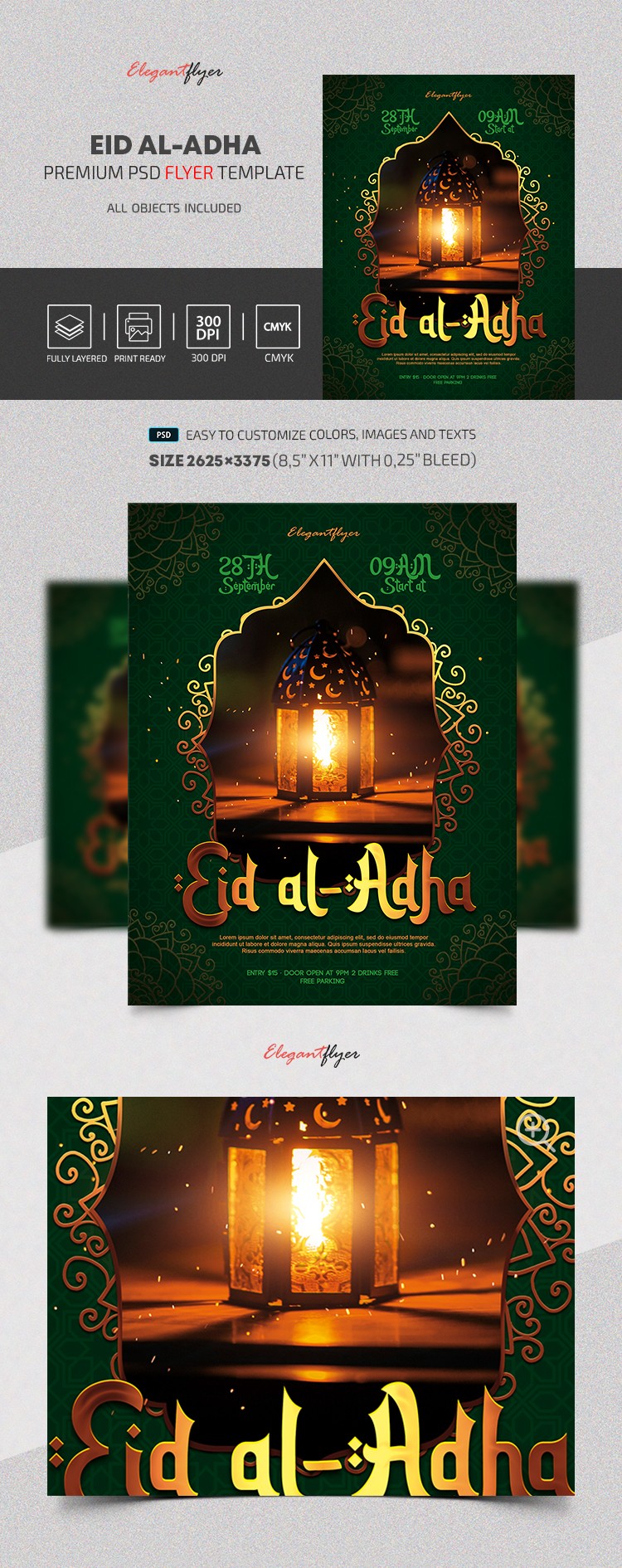 Eid Al-Adha Flyer by ElegantFlyer
