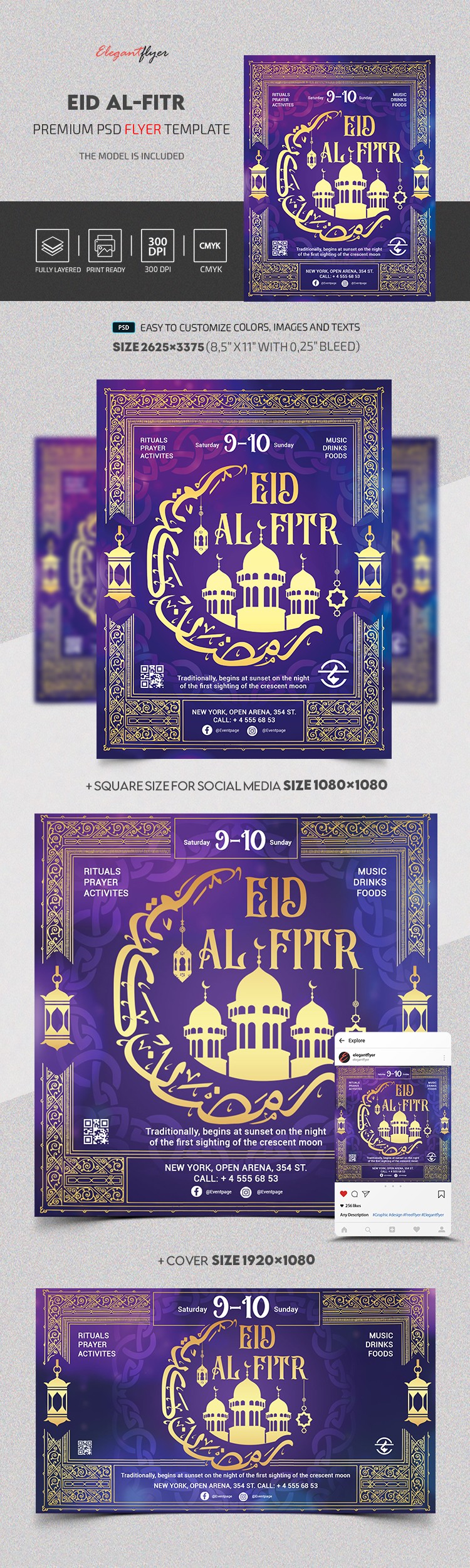Eid al-Fitr by ElegantFlyer