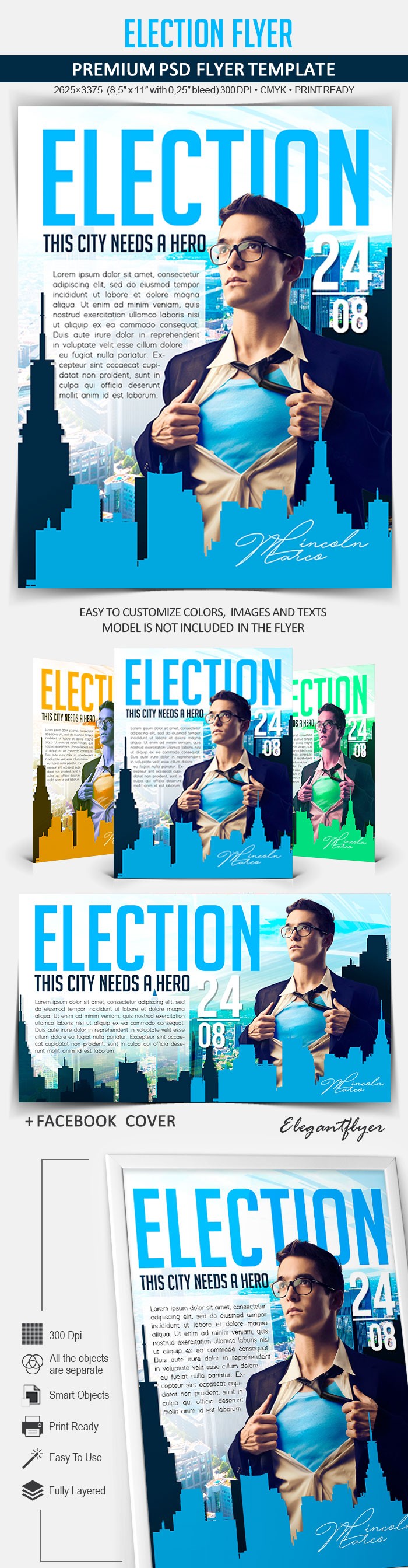 Election Flyer by ElegantFlyer