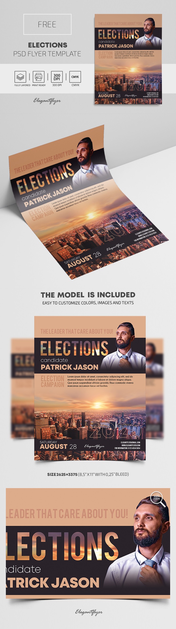 Flyer des élections by ElegantFlyer