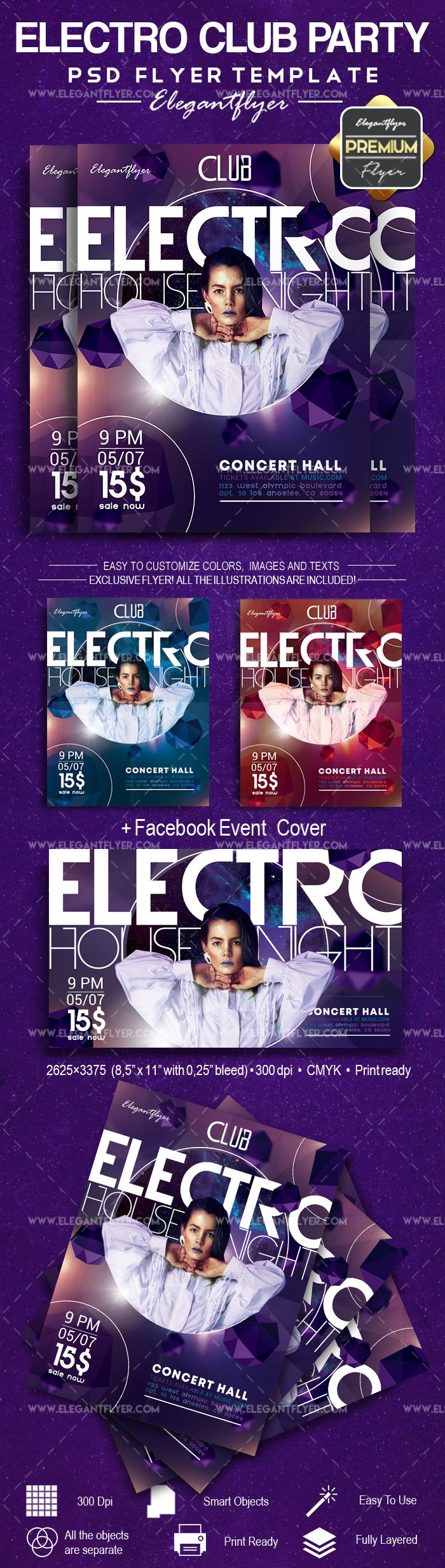 Electro Club Party by ElegantFlyer