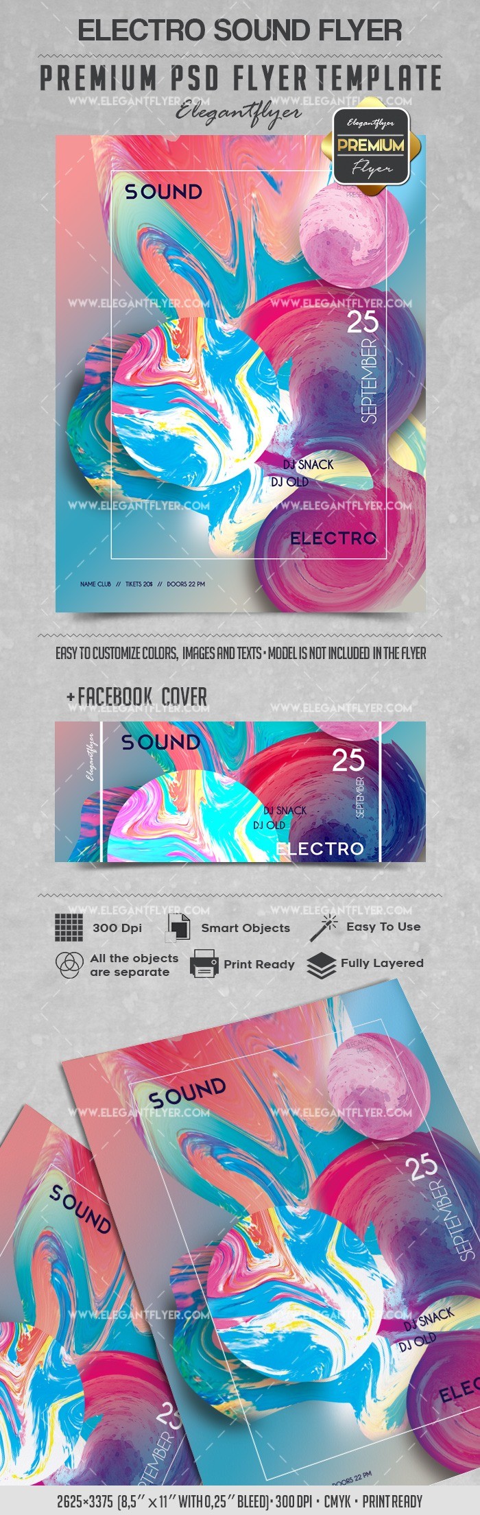 Sonido Electro by ElegantFlyer