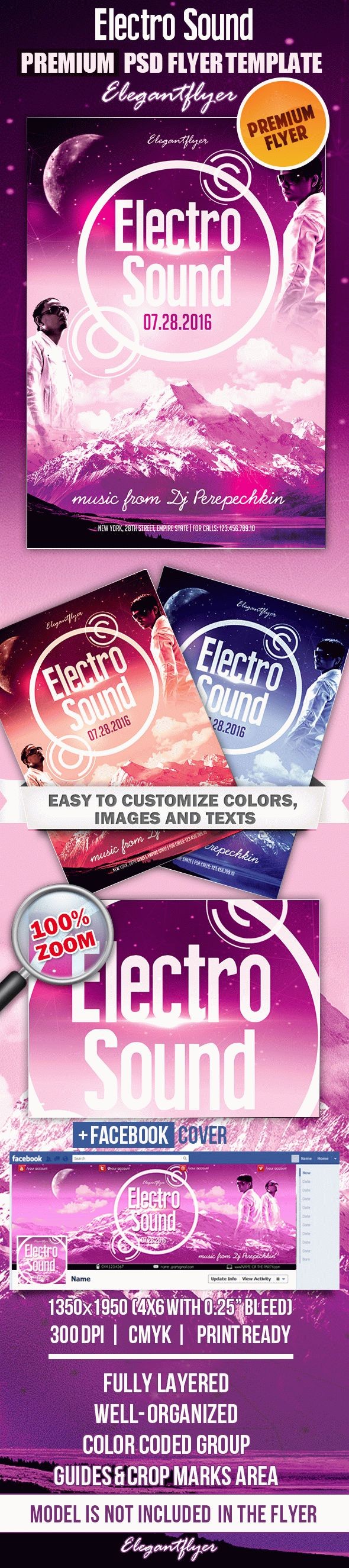 Sonido Electro by ElegantFlyer