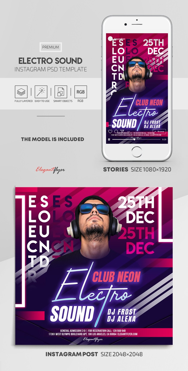 Elektro Sound Instagram by ElegantFlyer