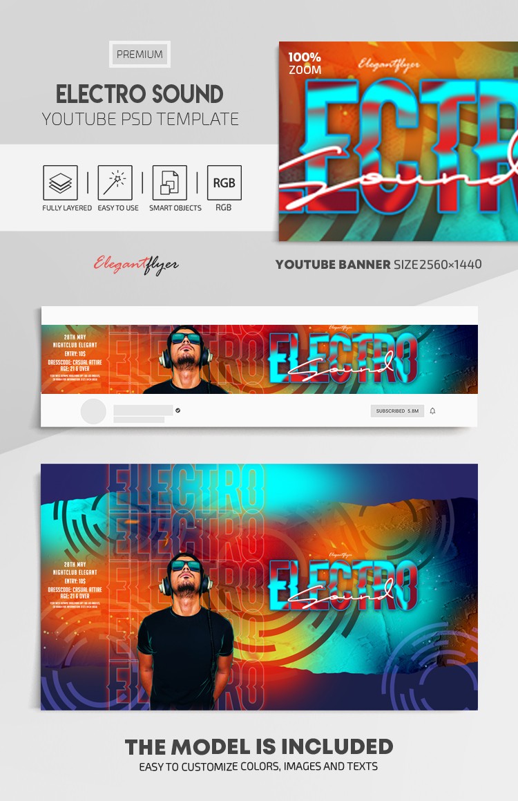 Electro Sound Youtube. by ElegantFlyer