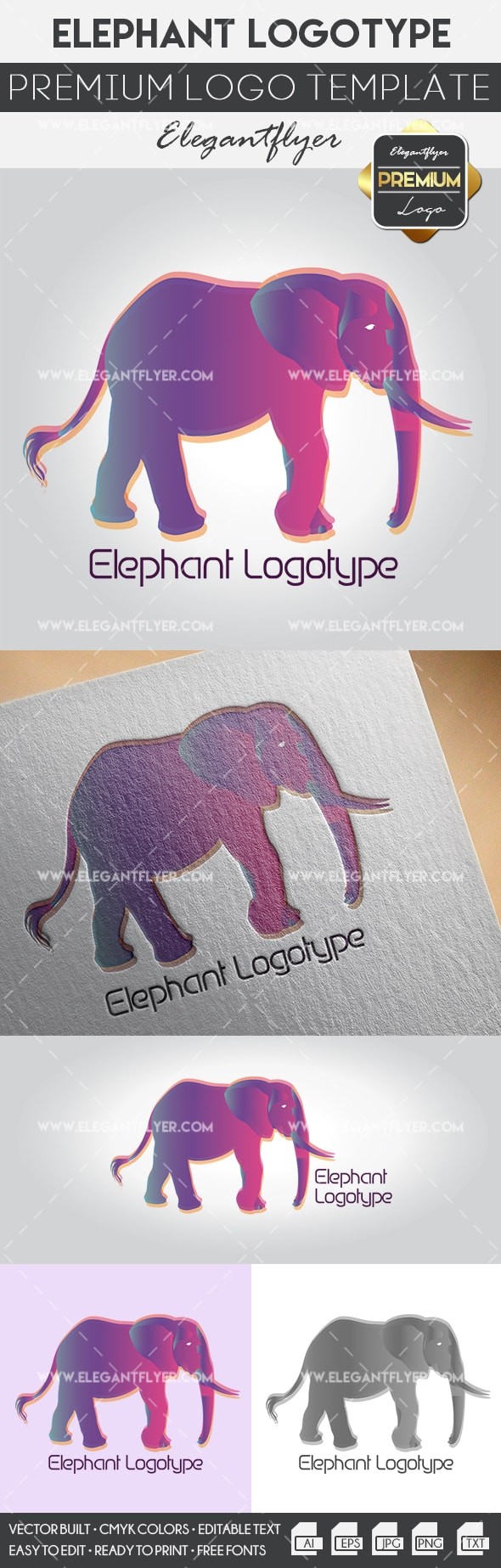 Éléphant by ElegantFlyer