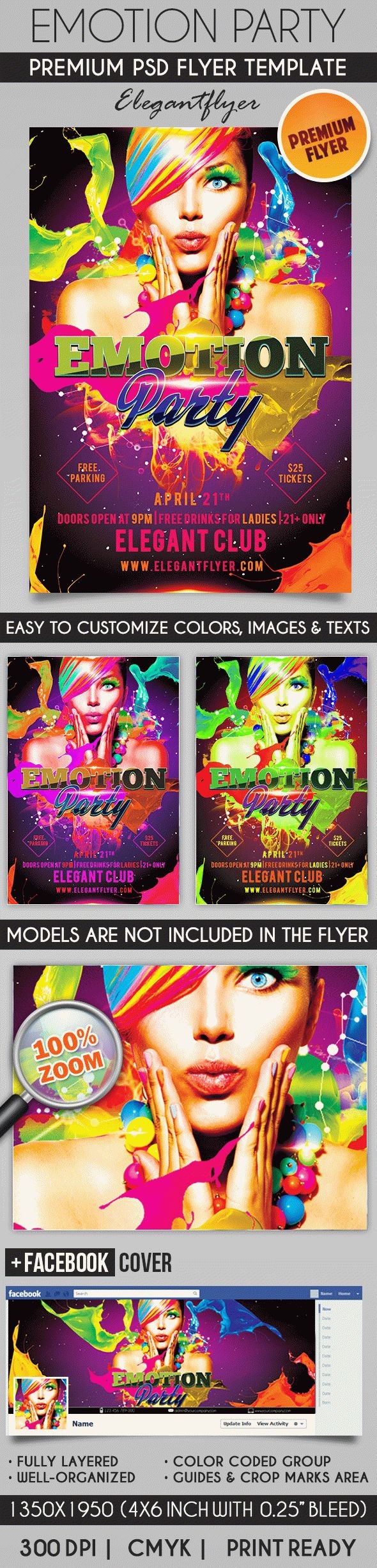 Emotion Party by ElegantFlyer