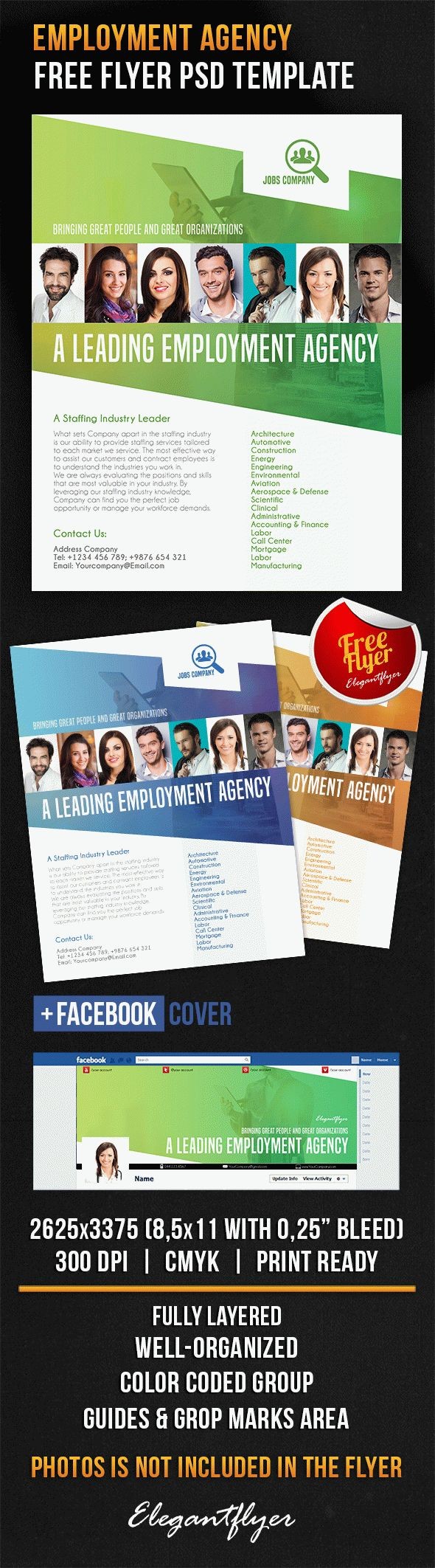 Employment Agency by ElegantFlyer