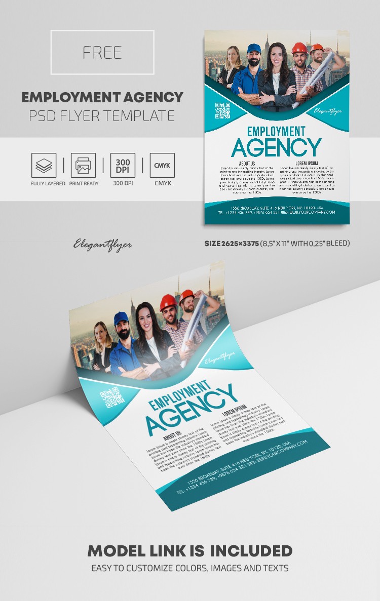 Stylish Employment Agency by ElegantFlyer