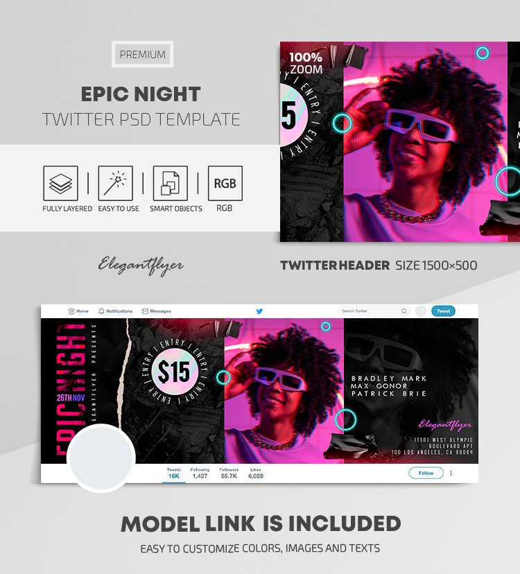 Epicka noc Twitter by ElegantFlyer