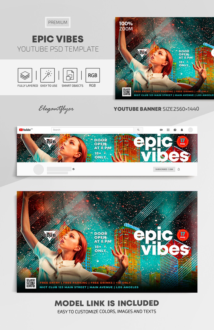 Epic Vibes Youtube → Epic Vibes Youtube by ElegantFlyer