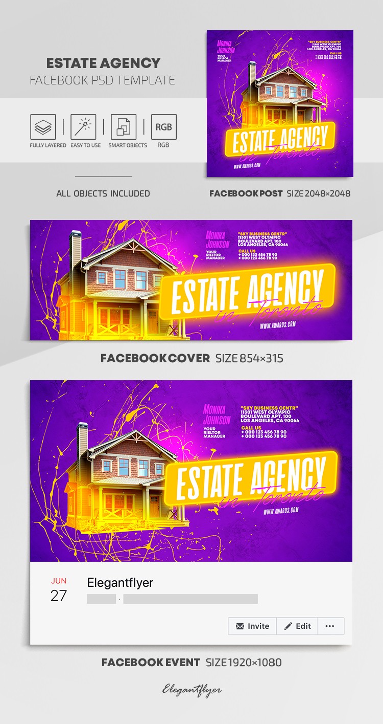 Agencia inmobiliaria by ElegantFlyer