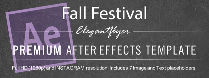 Festival de Otoño Efectos Posteriores by ElegantFlyer