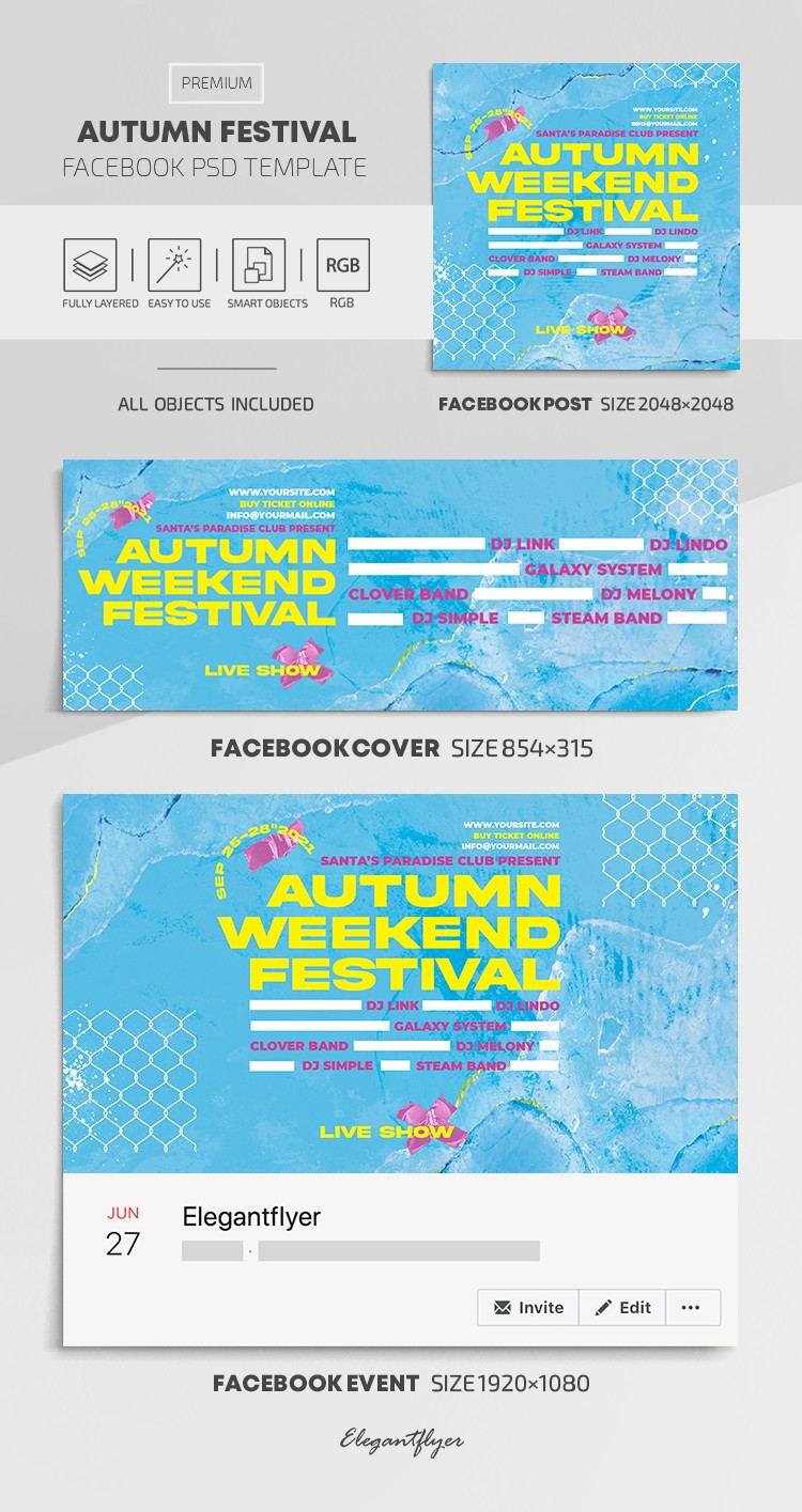 Festival de Outono do Facebook by ElegantFlyer